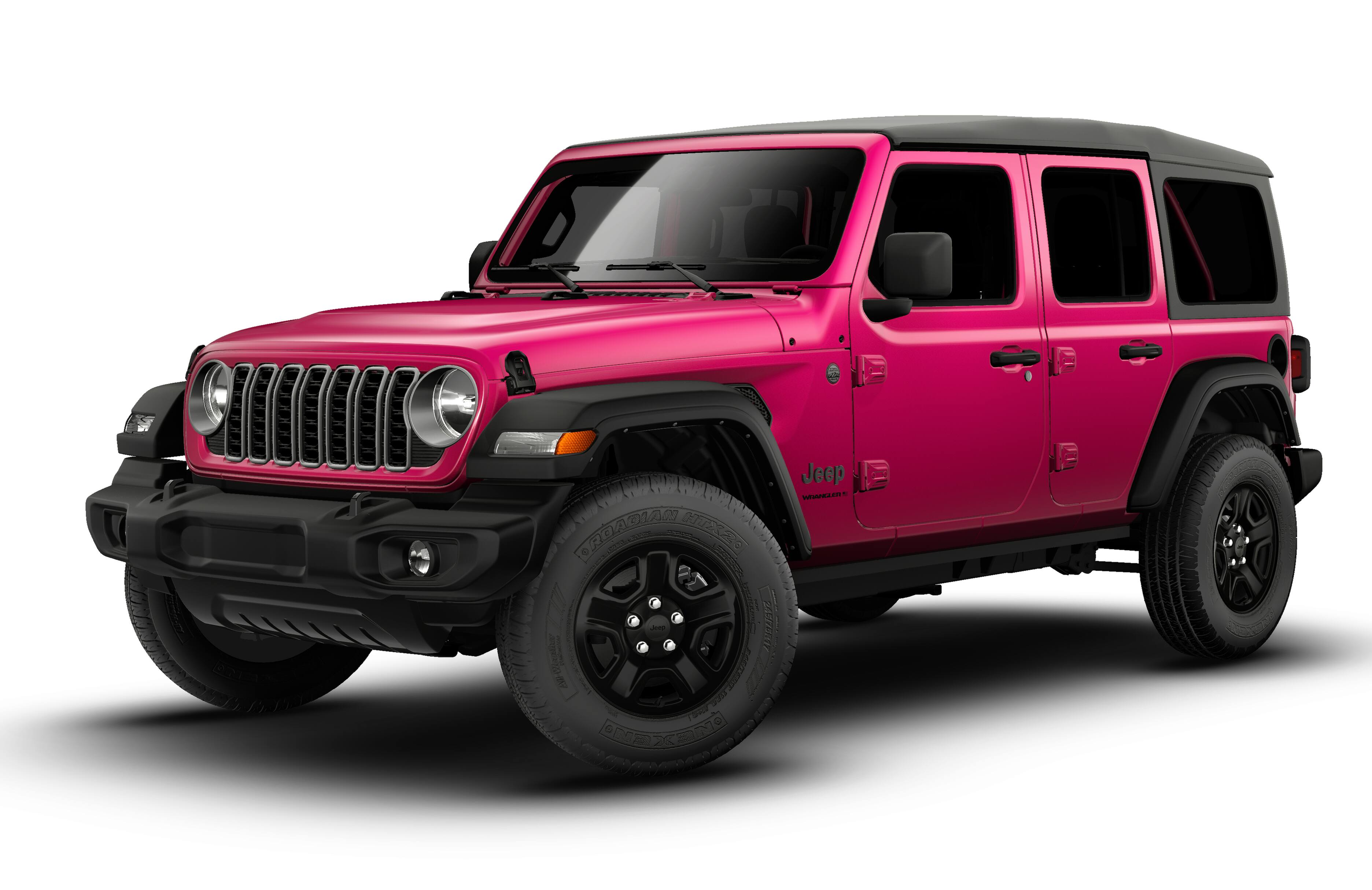 2026 Jeep Wrangler WRANGLER 4-DOOR SPORT in Tuscadero Pearlcoat — front three-quarter view