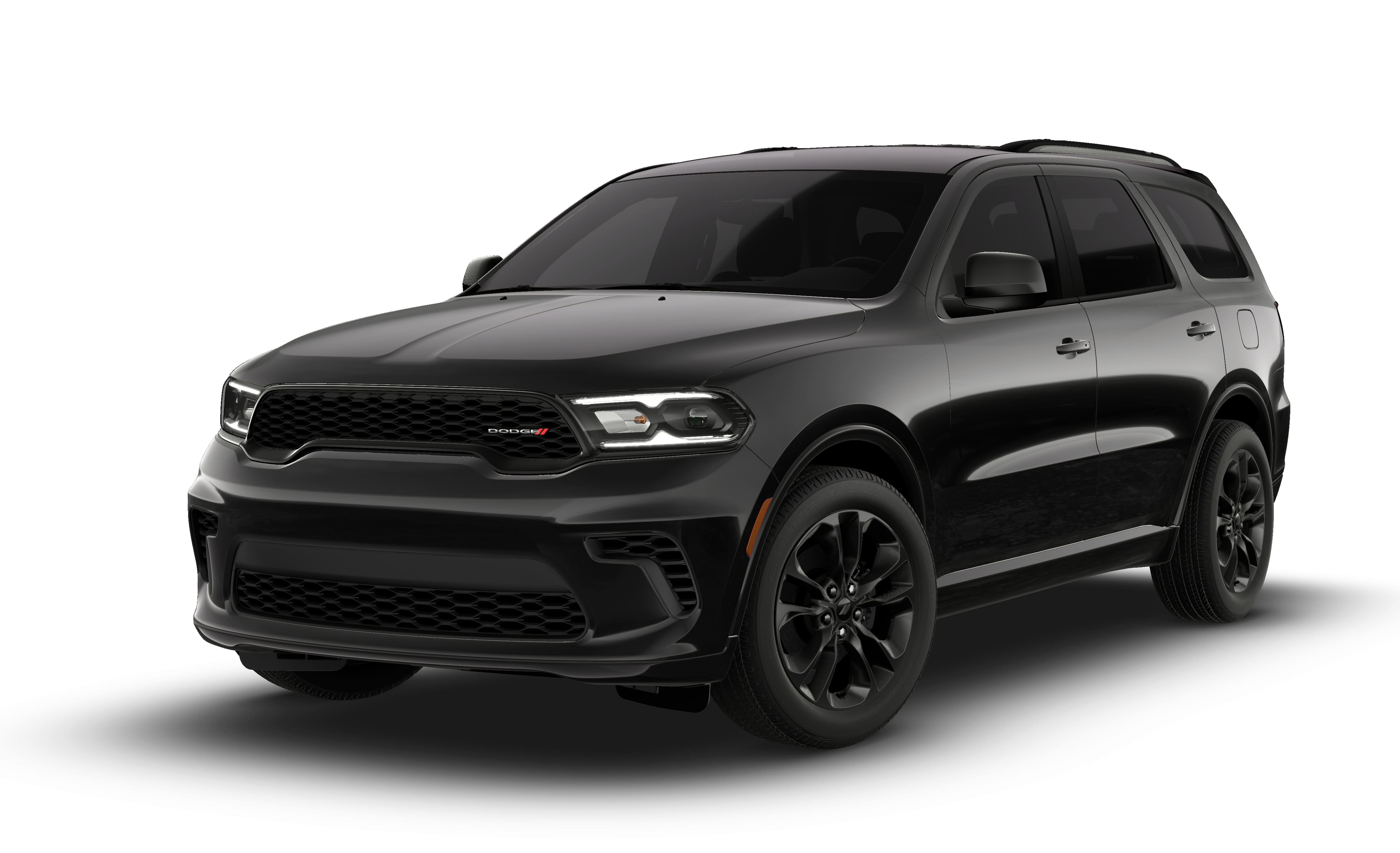 2026 Dodge Durango DURANGO GT RWD in Diamond Black Clear-Coat Exterior Paint — front three-quarter view