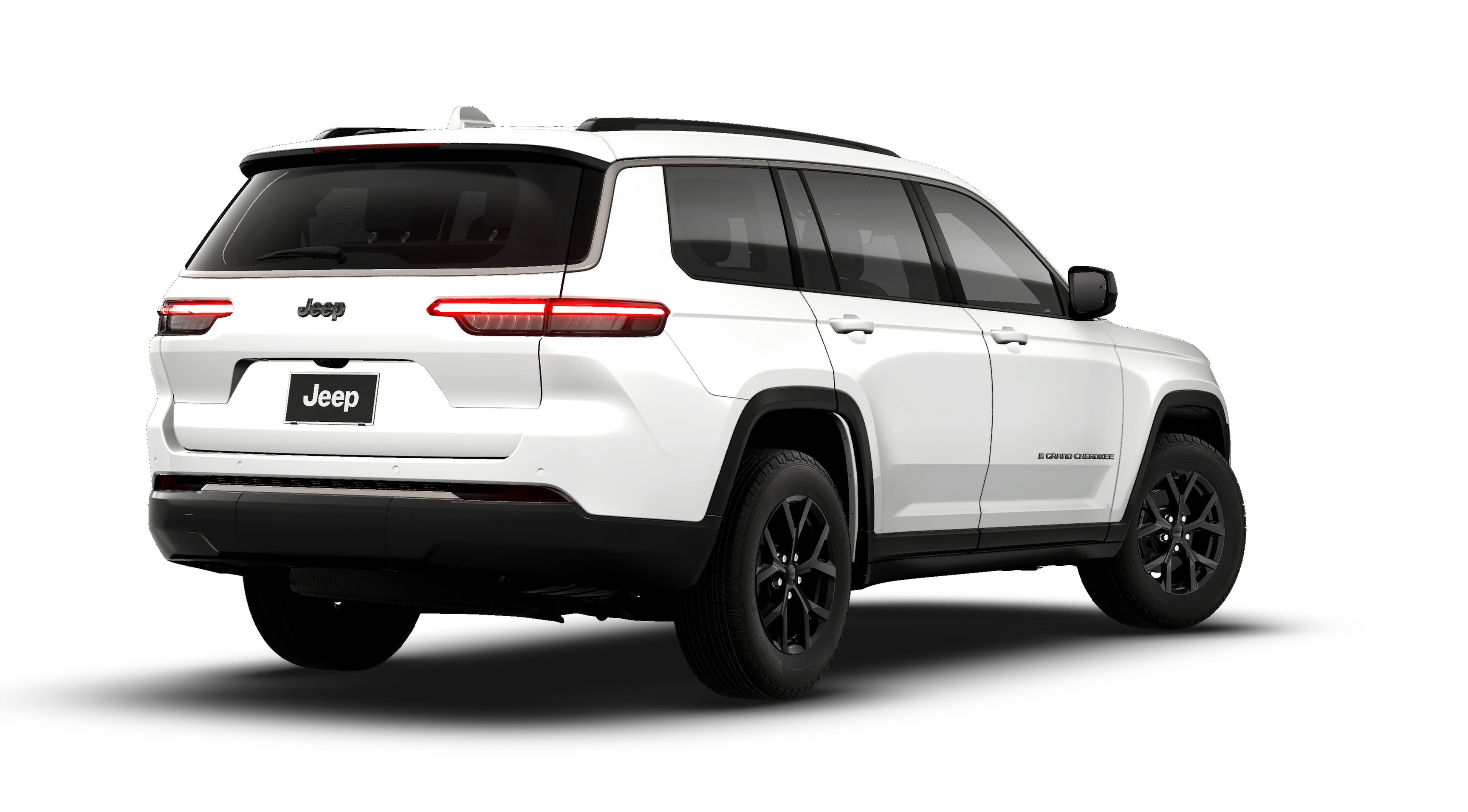 2026 Jeep Grand Cherokee GRAND CHEROKEE L LAREDO ALTITUDE 4X2 in Bright White Clear-Coat Exterior Paint — front three-quarter view