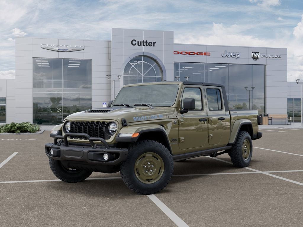 2026 Jeep Gladiator GLADIATOR WILLYS '41 4X4 in 41 Exterior Paint — front three-quarter view
