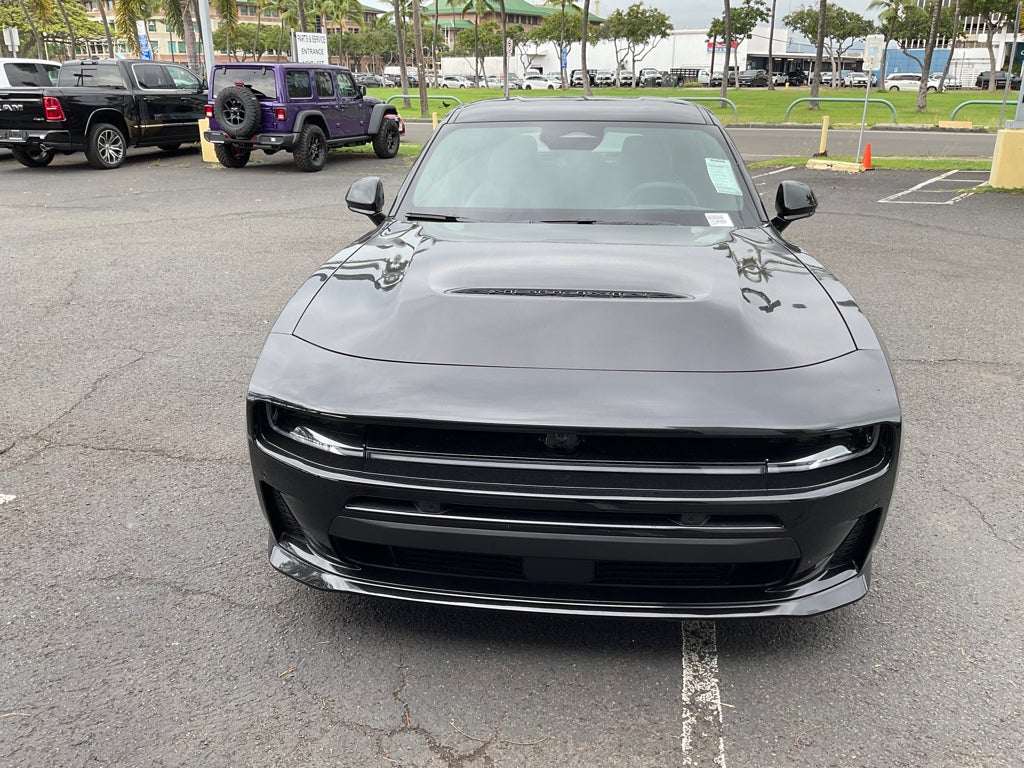 2026 Dodge Charger CHARGER SCAT PACK PLUS 2-DOOR AWD in Diamond Black Crystal Pearlcoat — front three-quarter view