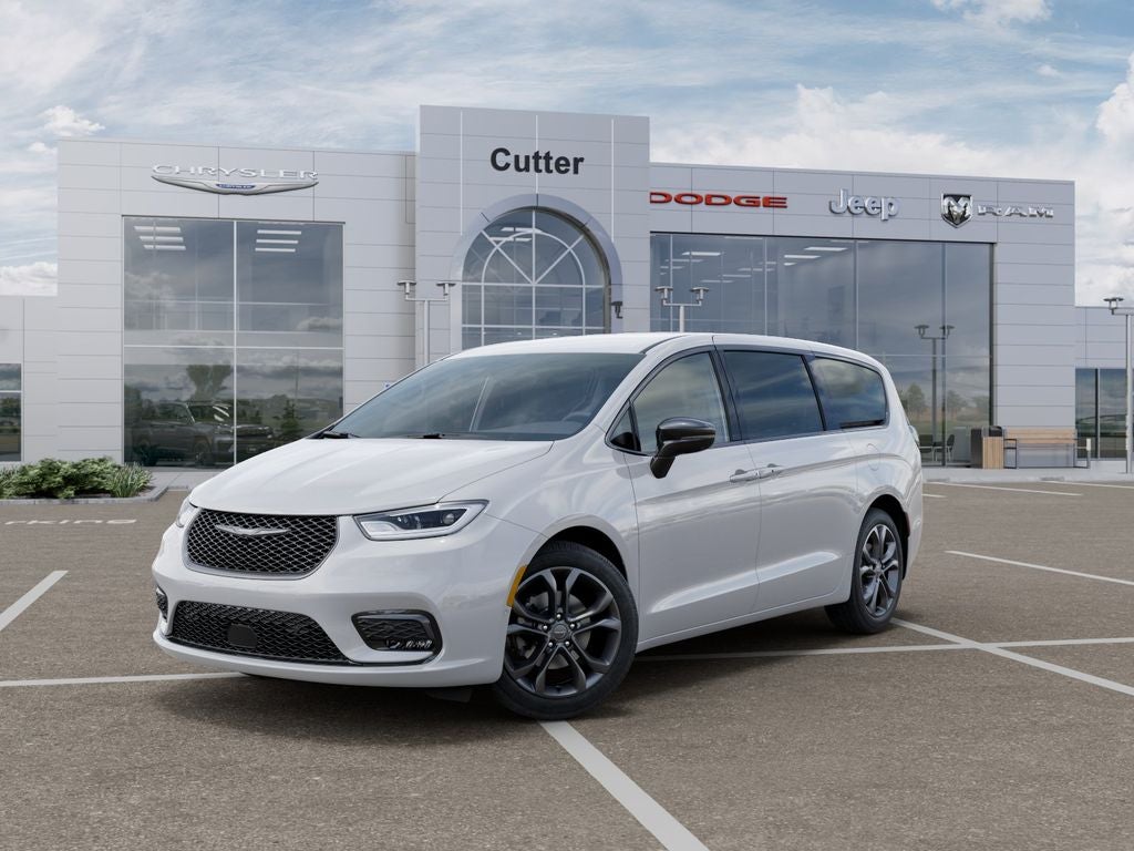 2026 Chrysler Pacifica PACIFICA SELECT in Bright White Clear-Coat Exterior Paint — front three-quarter view