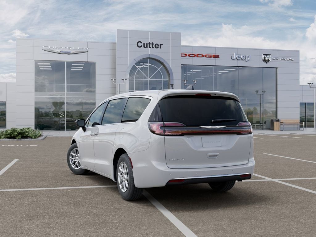 2026 Chrysler Pacifica — rear three-quarter view