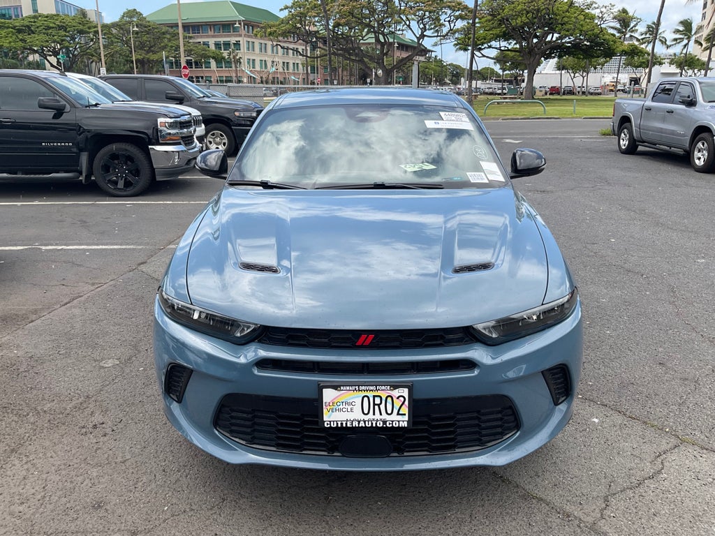 2024 Dodge Hornet R/T EAWD in Blue — front three-quarter view